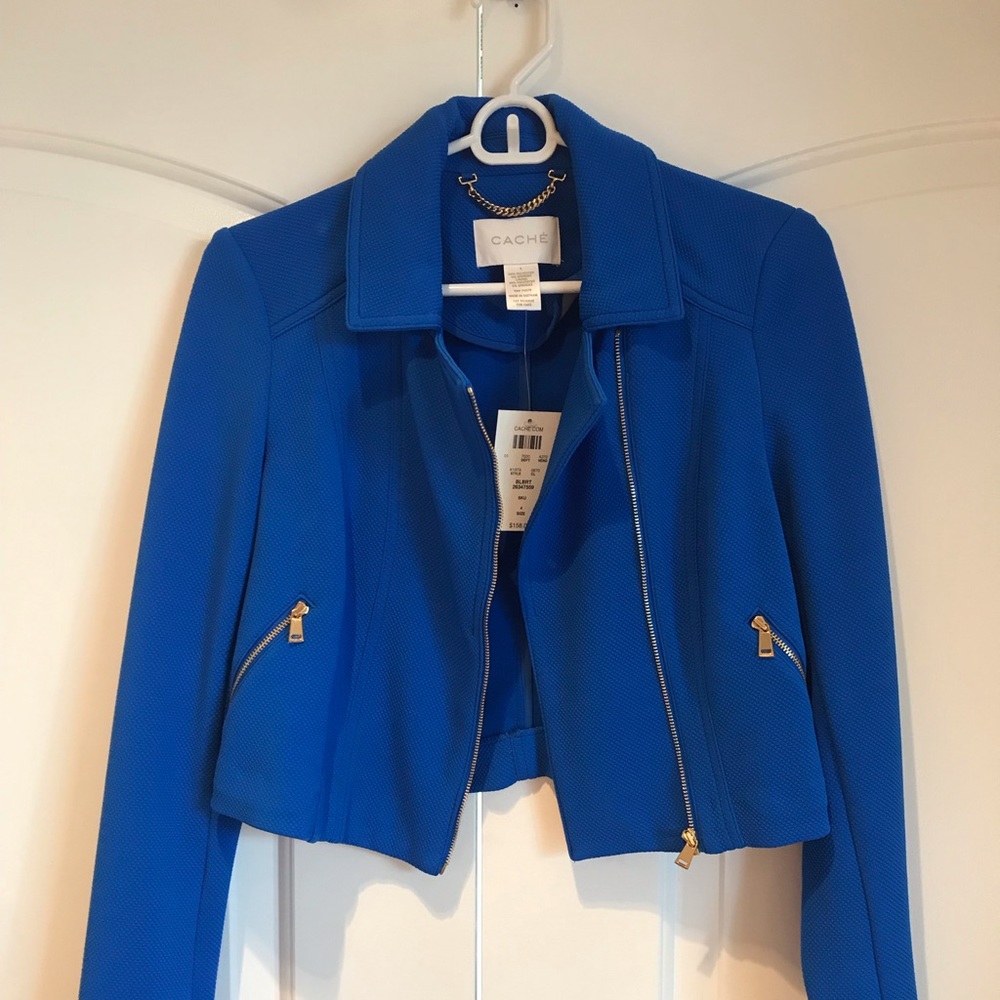 NWT-Stunning  Moto Crop Jacket